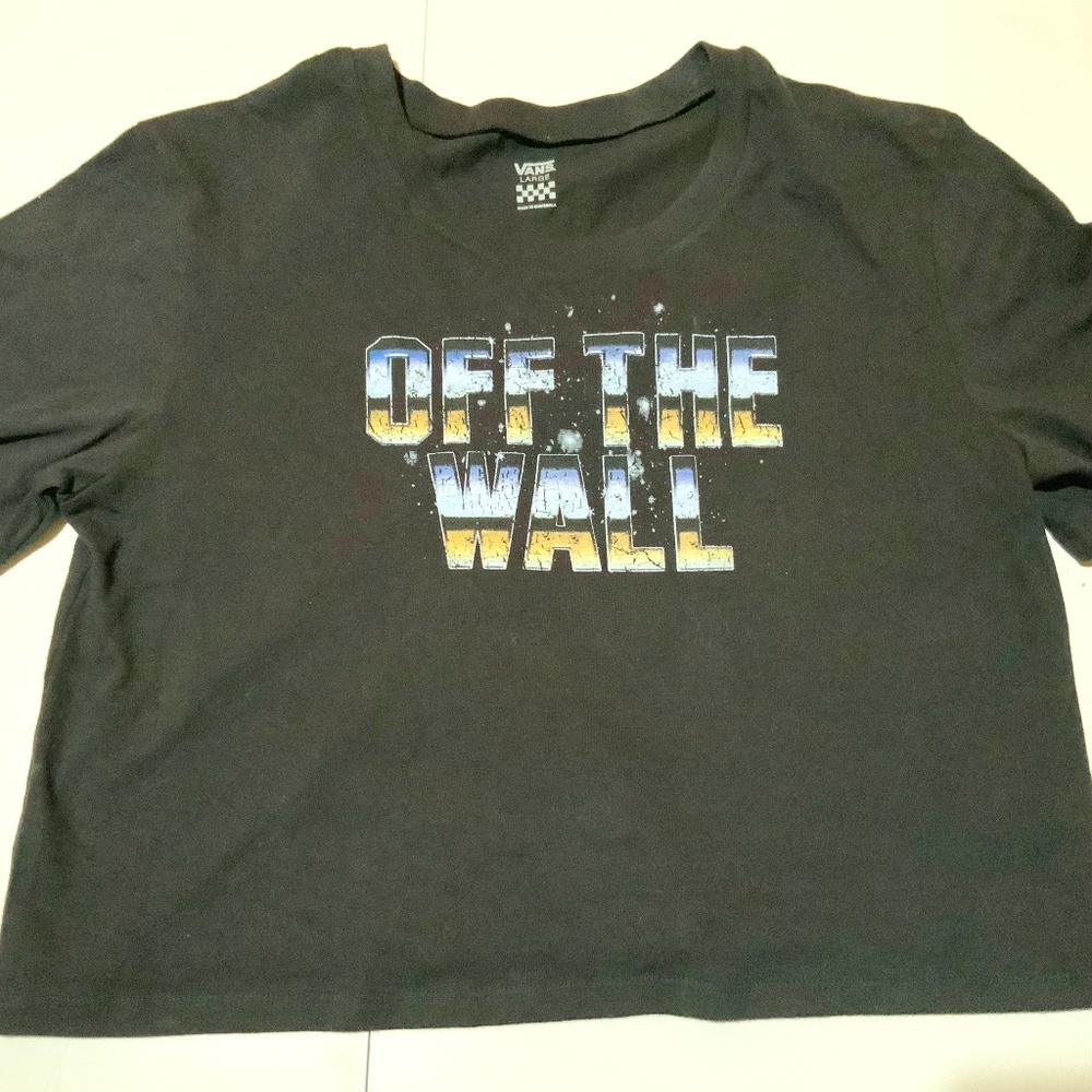 Van's Off the Wall Crop Top (Women's Large)